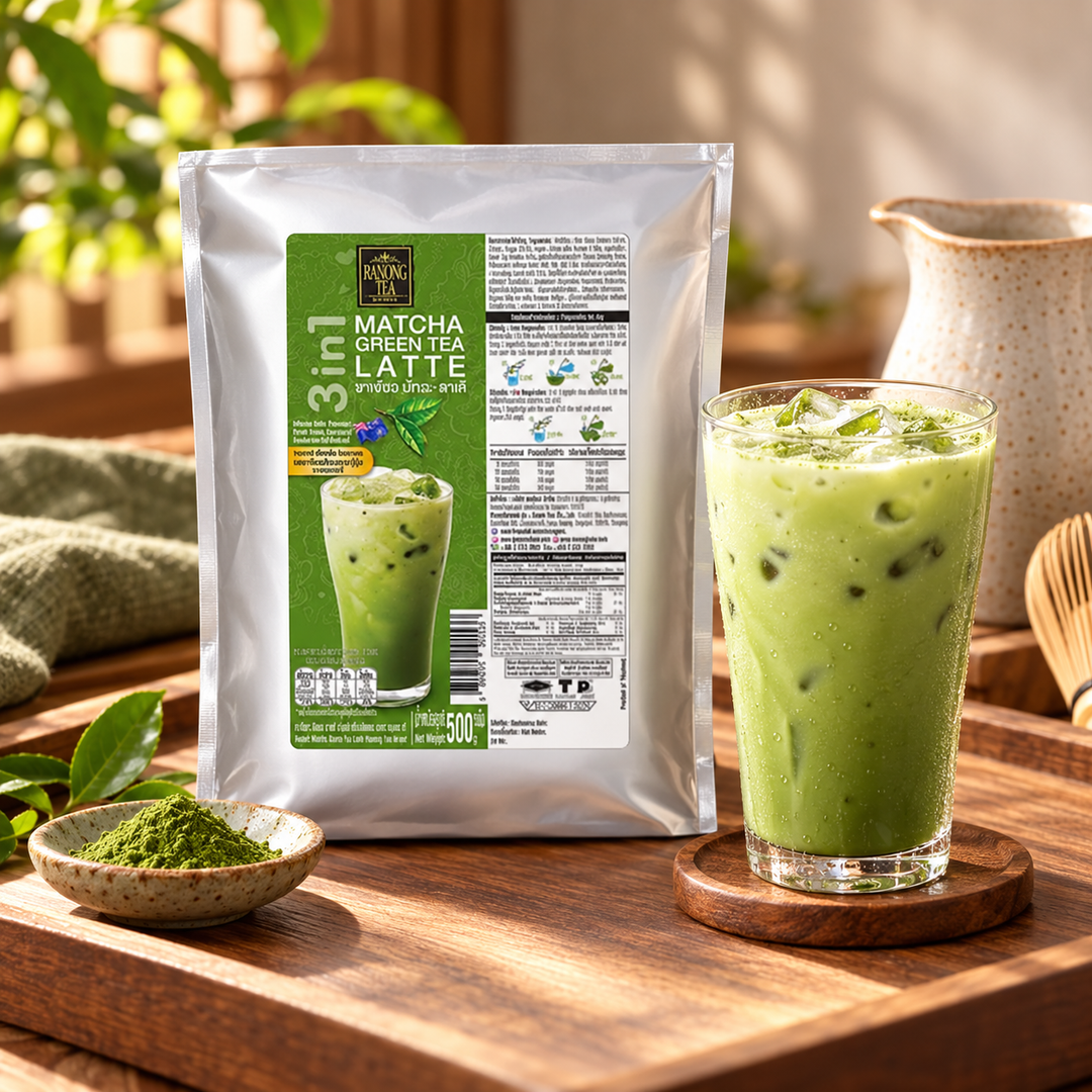 Ranong Tea 3-in-1 Matcha Latte Mix 500 g — tea tray