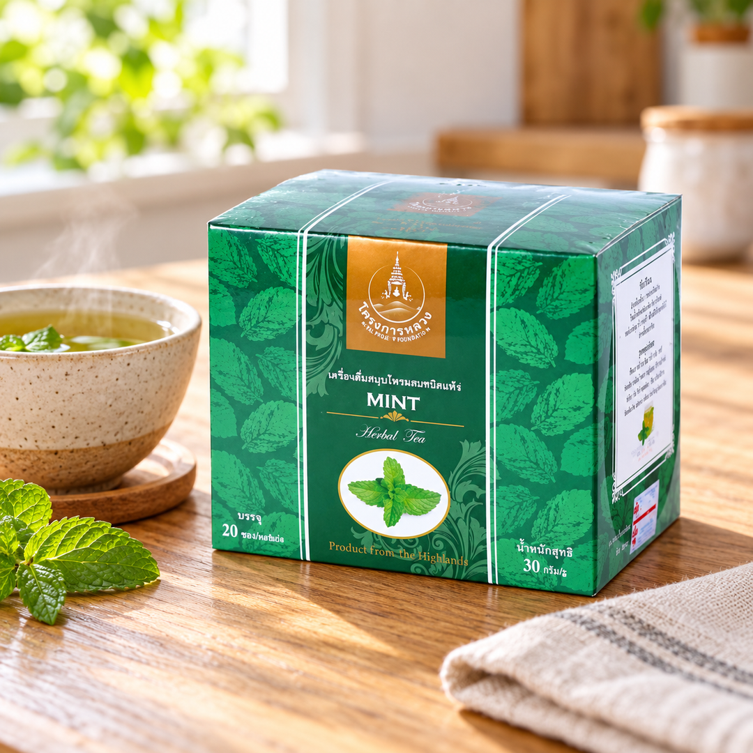Royal Project Mint Herbal Infusion 20 Tea Bags × 1.5 g (30 g per Pack) — tea moment
