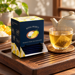 Royal Project Mango Sticky Rice Oolong Tea 20 Tea Bags × 2 g (40 g per Pack) — tea tray