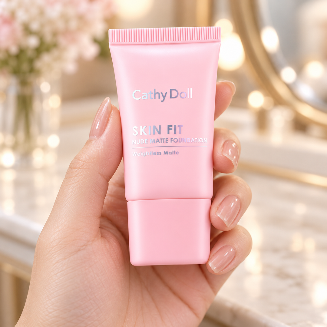 Cathy Doll Skin Fit Nude Matte Foundation 15ml — representative product lifestyle image
