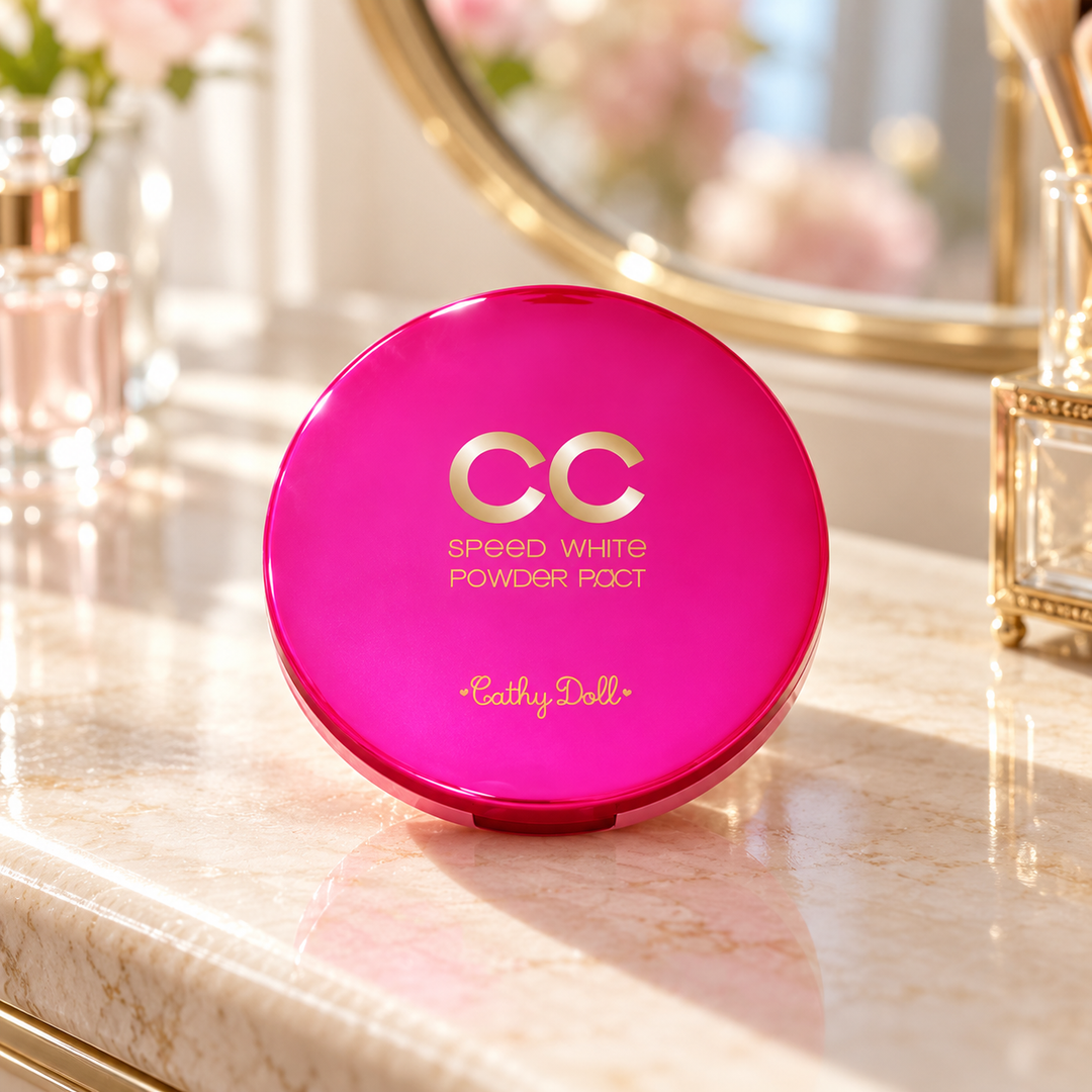 Cathy Doll CC Speed White Powder Pact SPF40 PA+++ 12g — representative product lifestyle image