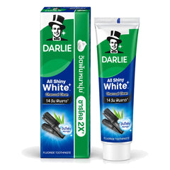 Darlie All Shiny White Charcoal Clean Toothpaste 140 g | 1 Pack — 1 identical retail packages on a white background