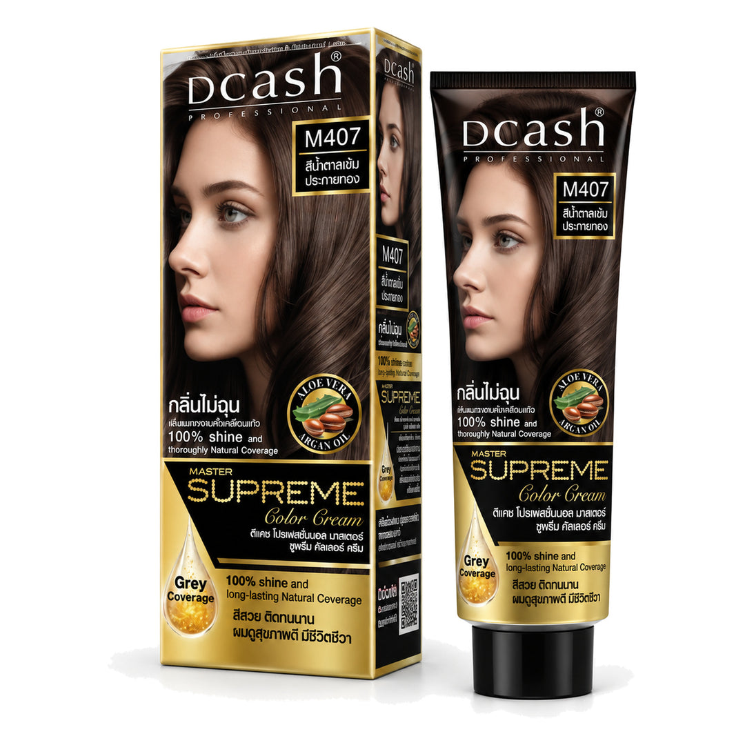 Dcash Master Supreme Color Cream M407 — 100 ml | 1 Pack — 1 identical retail packages on a white background