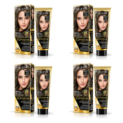 Dcash Master Supreme Color Cream M201 — 100 ml | 4 Packs — 4 identical retail packages on a white background