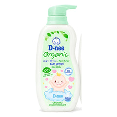 D-nee Organic Baby Lotion — 400 ml | 1 Pack — 1 identical retail packages on a white background; selected formula Organic Green