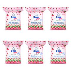 D-nee Beauty by Disaya Save Toner Cotton — 200 Pads | 6 Packs — 6 identical retail packages on a white background