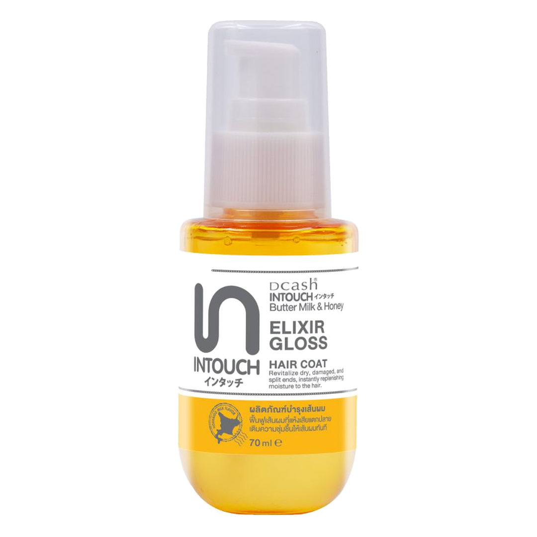 Dcash Intouch Butter Milk & Honey Elixir Gloss Hair Coat 70 ml | 1 Pack — 1 identical retail packages on a white background