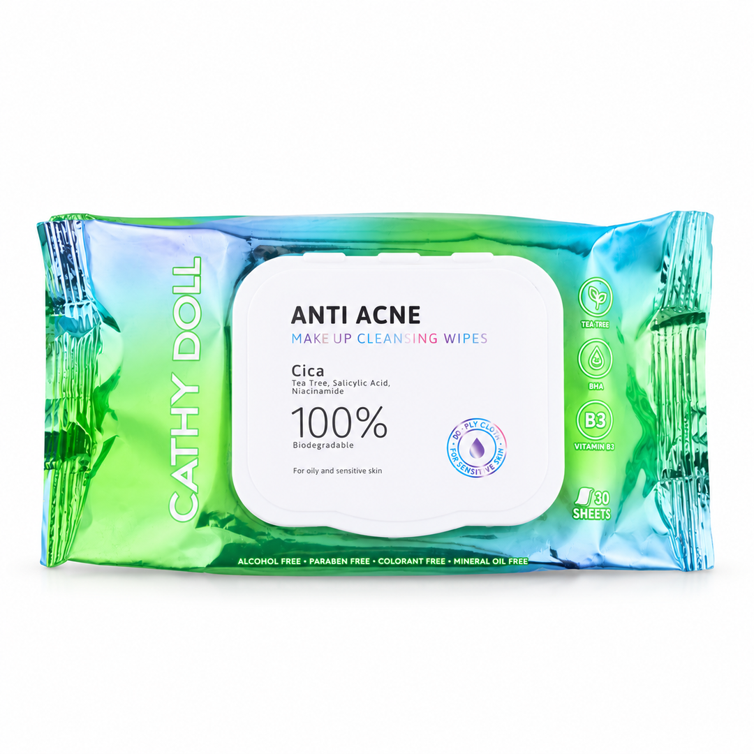 Cathy Doll Anti Acne Cica Makeup Remover Wipes 30 Sheets