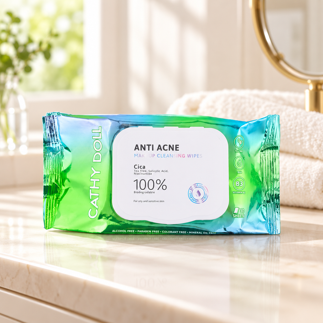 Cathy Doll Anti Acne Cica Makeup Remover Wipes 30 Sheets