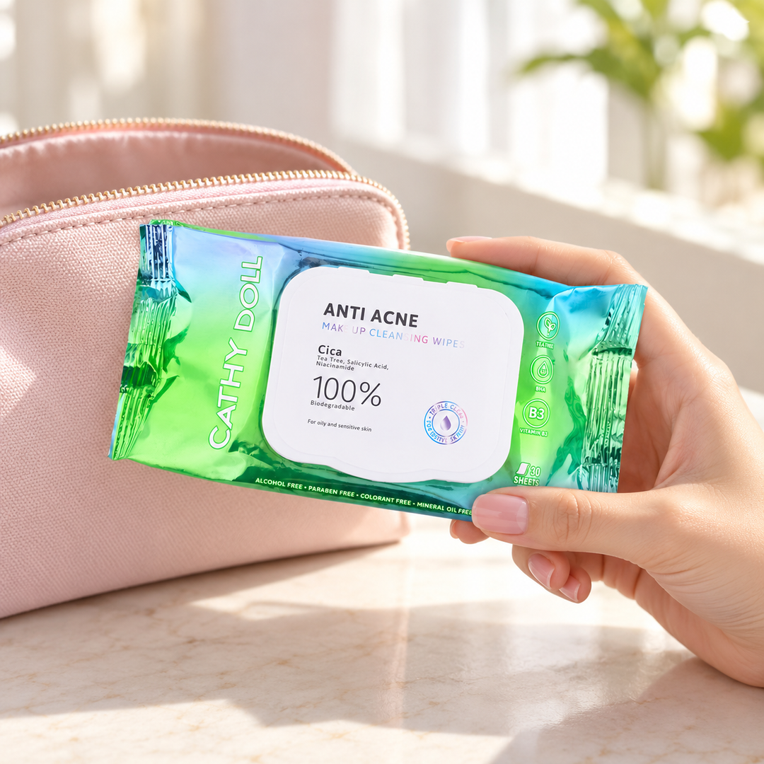 Cathy Doll Anti Acne Cica Makeup Remover Wipes 30 Sheets