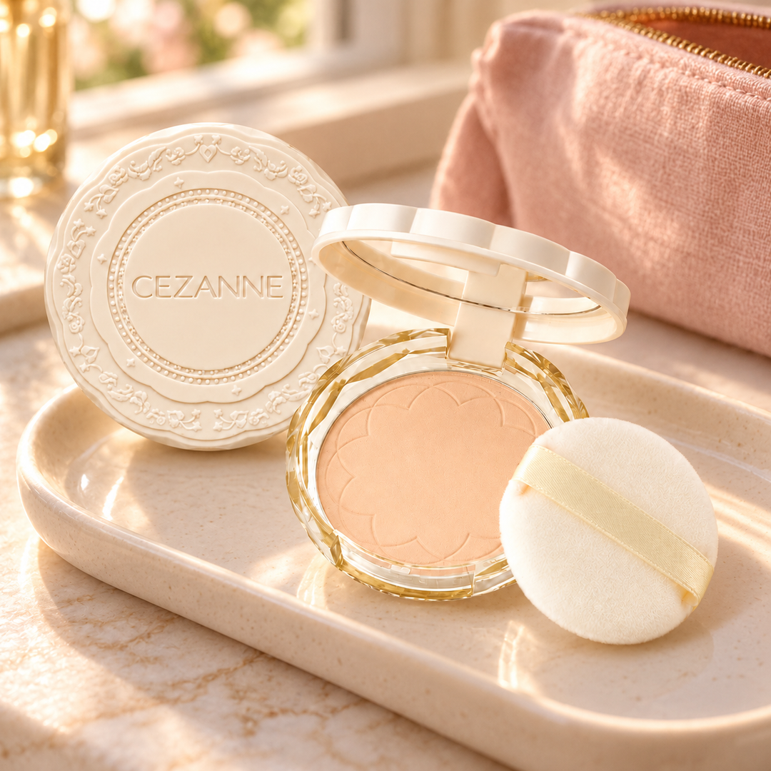 CEZANNE UV Silk Cover Powder – beauty setting 2