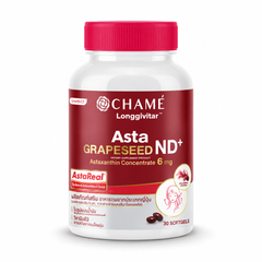 CHAMÉ Longgivitar Asta Grapeseed ND+ — 30 Softgels — product on white background