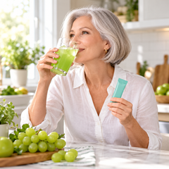CHAMÉ fiber customer using product, lifestyle image 2