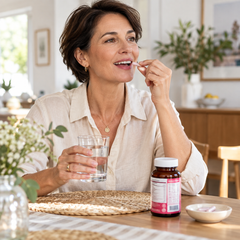CHAMÉ gluta-lipo customer using product, lifestyle image 2