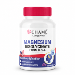 CHAMÉ Longgivitar Magnesium Bisglycinate — 30 Capsules — product on white background