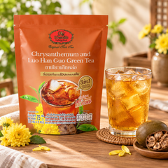 ChaTraMue Chrysanthemum & Luo Han Guo Green Tea 3-in-1 75g – lifestyle