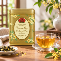 ChaTraMue Osmanthus Oolong Tea 200g Metal Tin – lifestyle