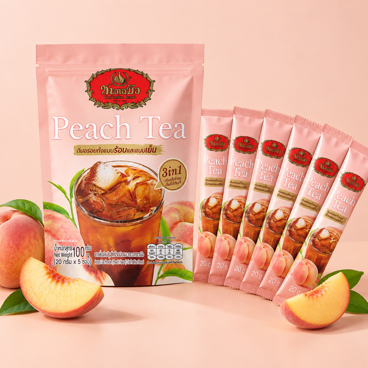 ChaTraMue Peach Tea 3-in-1 100g – detail