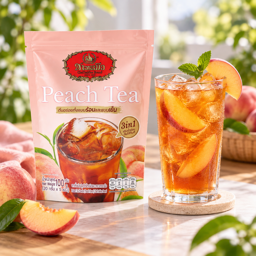 ChaTraMue Peach Tea 3-in-1 100g – lifestyle