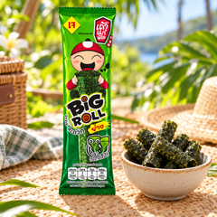 Tao Kae Noi Big Roll Classic seaweed snack lifestyle photograph