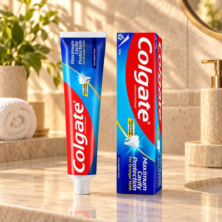 Colgate Anticavity Regular Toothpaste 100g — lifestyle image 2