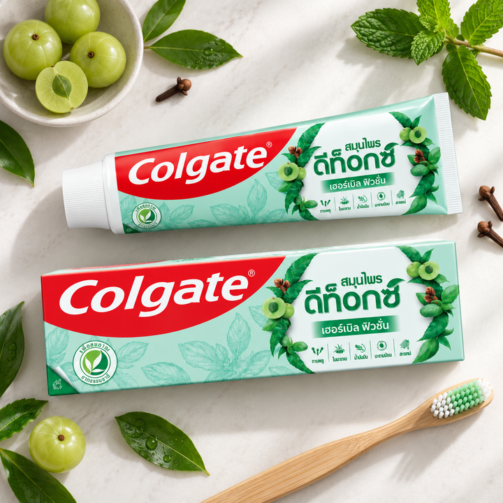 Colgate Panjaved Herbal Detox Toothpaste 120g – Multipack - lifestyle 2