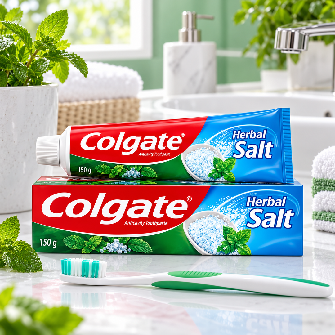 Colgate Herbal Salt Toothpaste 150g – Multipack - lifestyle 1