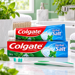 Colgate Herbal Salt Toothpaste 150g – Multipack - lifestyle 1