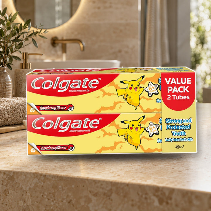 Colgate Kids Pokémon Strawberry 40g – premium bathroom lifestyle