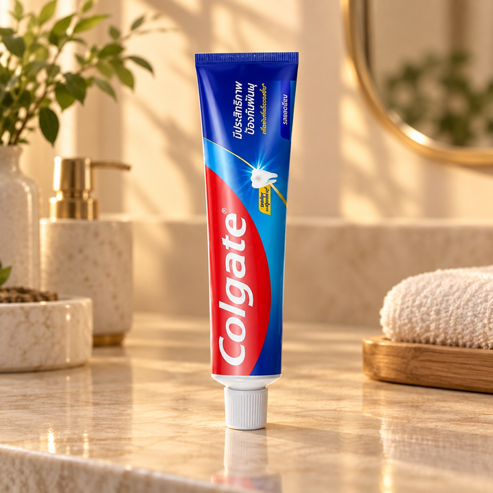 Colgate Maximum Cavity Protection Regular Toothpaste 150g — lifestyle image 2