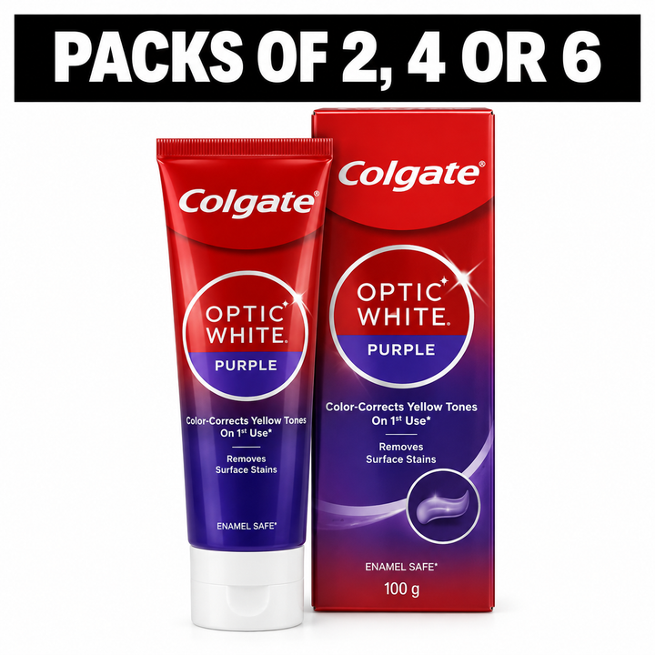 Colgate Optic White Purple Toothpaste 100g – Multipack - product image