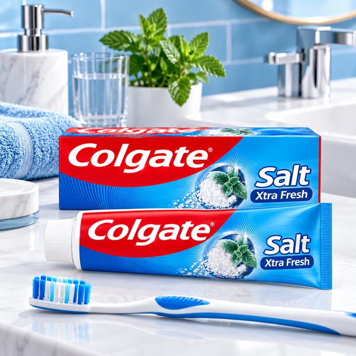 Colgate Salt Xtra Fresh Toothpaste 150g – Multipack - lifestyle 1