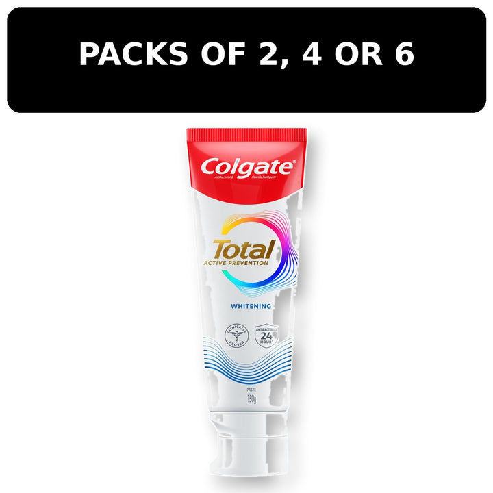 Colgate Total Active Prevention+ Whitening Toothpaste 150g — multipack cover