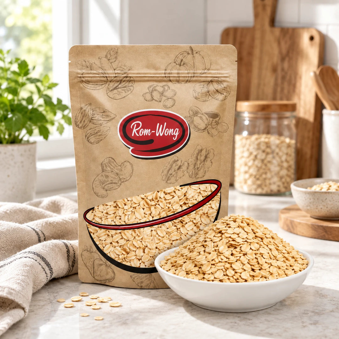 Rom-Wong Rolled Oats — lifestyle photograph