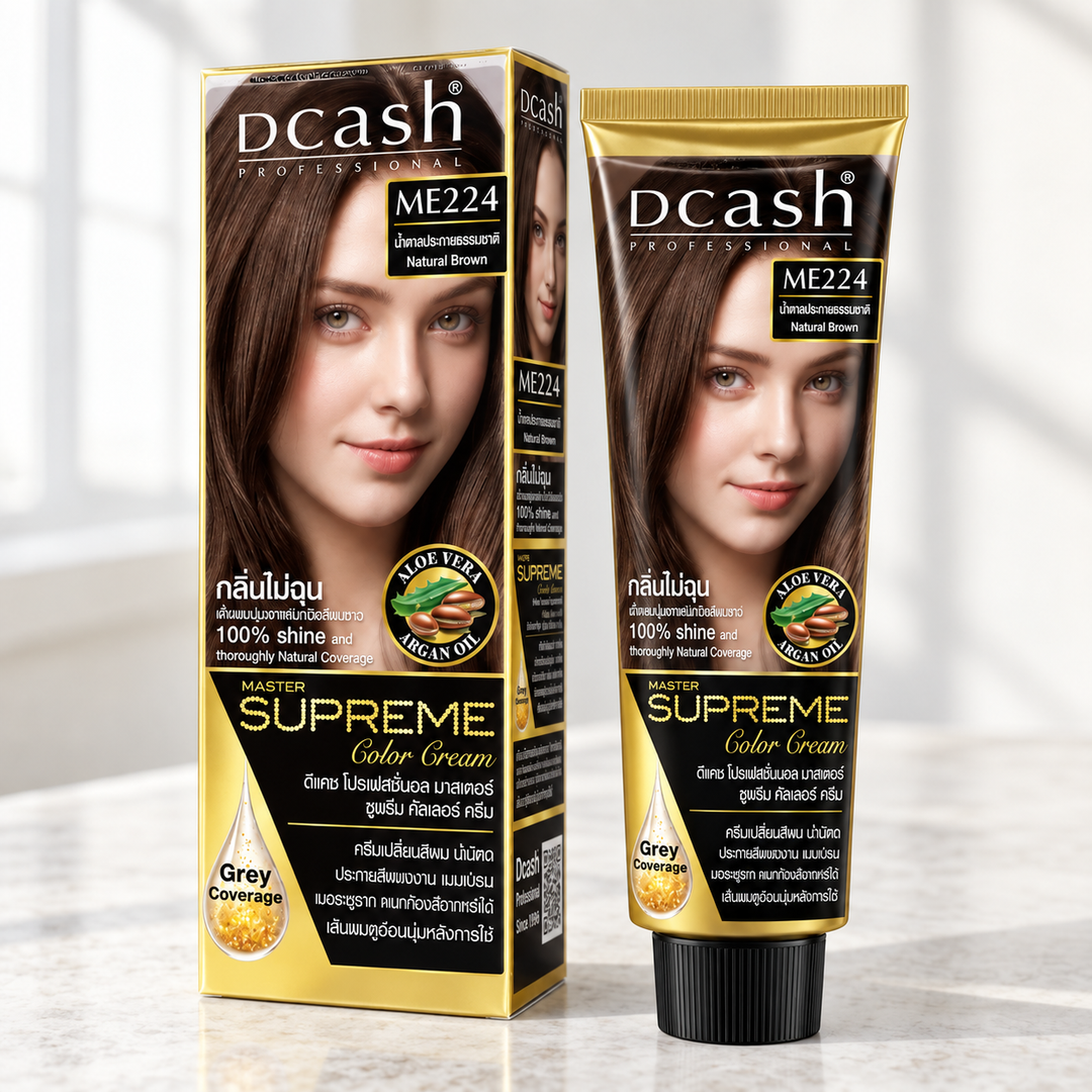 Dcash Master Supreme Color Cream ME224 label detail