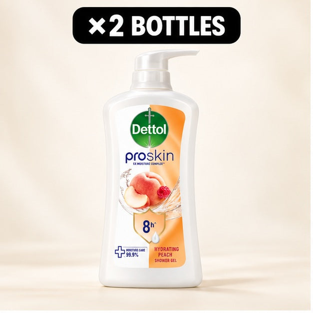 Dettol Proskin Hydrating Peach Shower Gel 450 g × 2 — cover