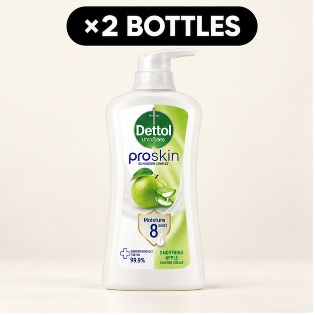 Dettol Proskin Smoothing Apple Shower Cream 450 g × 2 — cover