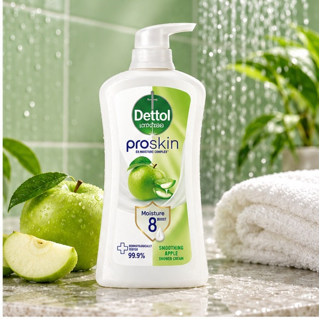 Dettol Proskin Smoothing Apple Shower Cream 450 g × 2 — lifestyle