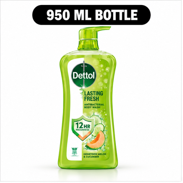 Dettol Lasting Fresh Honeydew Melon and Cucumber Body Wash 950 ml — cover