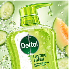 Dettol Lasting Fresh Honeydew Melon and Cucumber Body Wash 950 ml — detail
