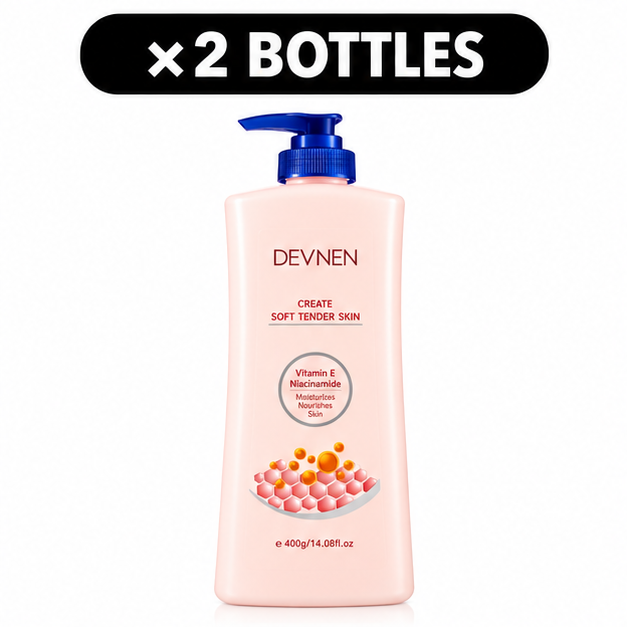 DEVNEN Vitamin E and Vaseline Moisturizing Body Lotion 400 g pack of 2 — cover