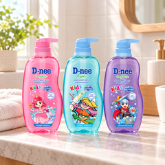 D-nee Kids Organic Head & Body Bath — 400 ml — supporting product photograph; see selected option and pack quantity