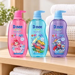 D-nee Kids Organic Head & Body Bath — 400 ml — supporting product photograph; see selected option and pack quantity