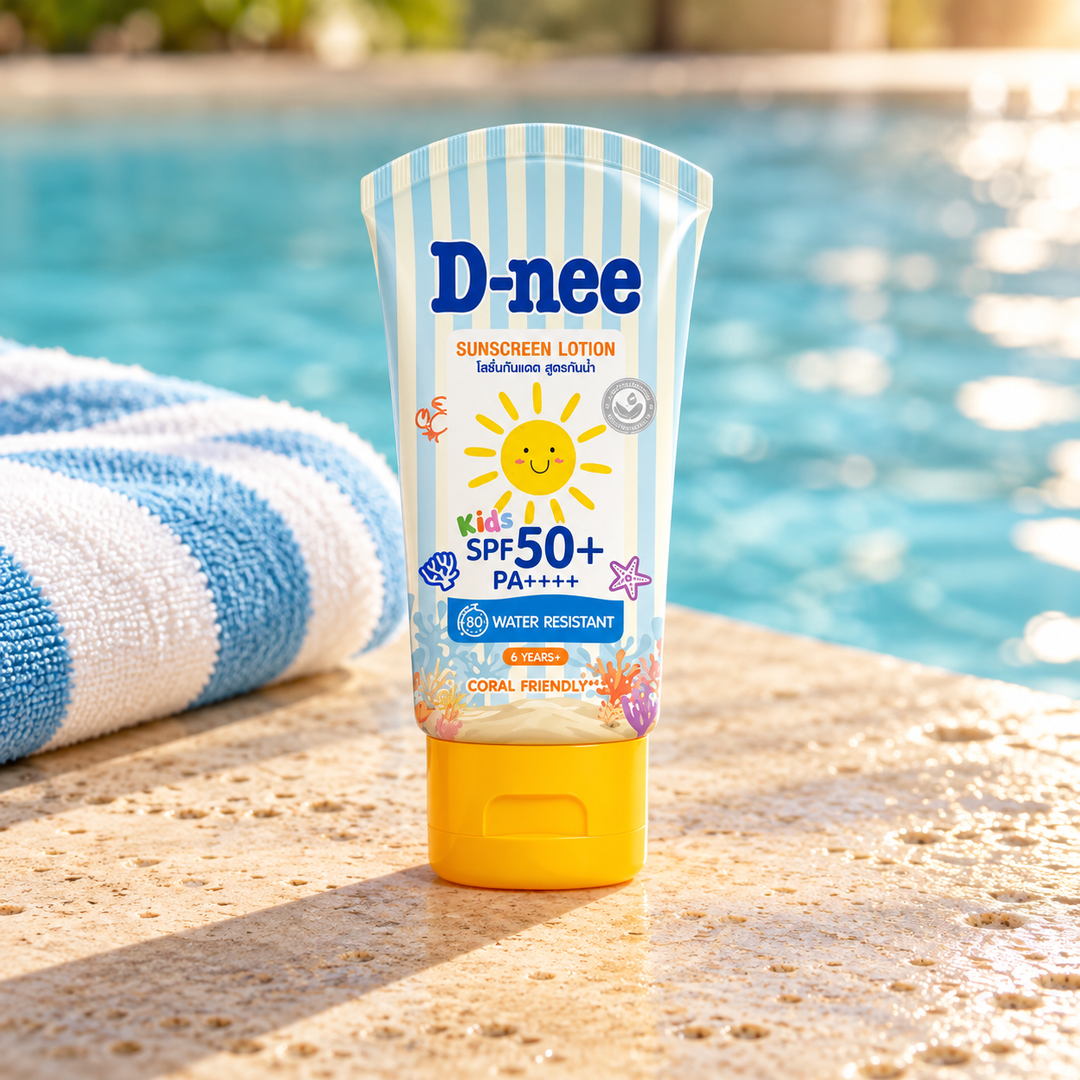 D-nee Kids Water Resistant Sunscreen SPF50+ PA++++ — 50 ml — supporting product photograph; see selected option and pack quantity