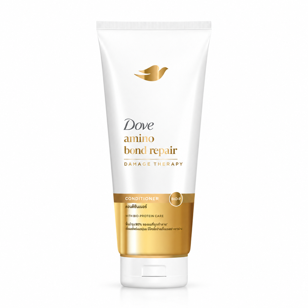 Dove Amino Bond Repair Damage Therapy Conditioner 330 ml — 1 tube on white