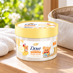 Dove Butter Cream Body Scrub 298 g — single-unit lifestyle photograph