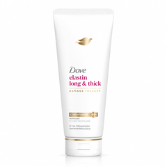 Dove Elastin Long & Thick Damage Therapy Conditioner 350 ml — 1 tube on white