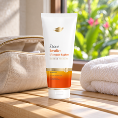 Dove Ferulic+ UV Repair & Glow Damage Therapy Conditioner 330 ml — single-unit lifestyle photograph