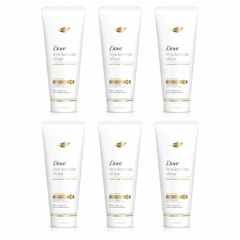 Dove Hya Keratin Shine Micellar Conditioner 350 ml — 6 tubes on white