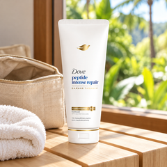 Dove Peptide Intense Repair Damage Therapy Conditioner 350 ml — single-unit lifestyle photograph